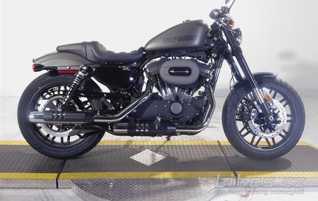 matte black harley roadster